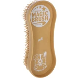 KERBL MagicBrush puha műanyag kefe kutyáknak, arany