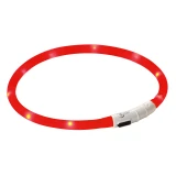 KERBL Maxi Safe ledes világító nyakörv, pirs, 55 cm-es