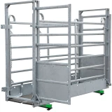 KERBL Mérleg állvány (mérő padozat, 2 panel, 2 csúszóajtó)