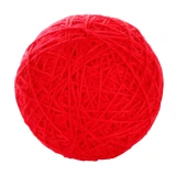 KERBL Pamut játéklabda, 10 cm, piros