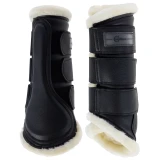 KERBL Pelisa műszőrmés lábvédő, fekete, XL