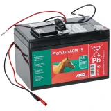 KERBL Power zselés 12V-os komlett szett, töltővel és töltővezérlővel