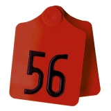 KERBL Primaflex krotália 2 sorszámozott - komplett (25 db/cs) 61x45 mm