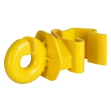 KERBL T-post körszigetelő, sárga, 10 mm-ig 25 db/cs