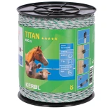 KERBL TITAN vp vezeték, 400 m, fehér/zöld