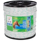 KERBL TITAN vp vezeték, 500 m, 6mm, fehér/zöld