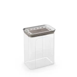 KERBL Tosca snackdoboz, 2,2 l, átlátszó/barna, 15,5x10x19,5 cm