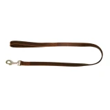 KERBL Vegas bőr póráz, barna, 100cm, 20mm