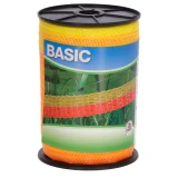KERBL Villanypásztor szalag Basic Classe 200/20 mm sárga-narancs, 4x0,16