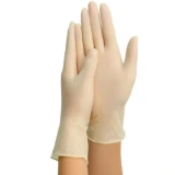 Kesztyű Eh Latex púdermentes M-es méret fehér 5,7g Maxter 100 db