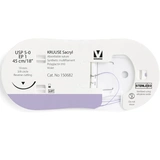 KRUUSE Sacryl varrat, USP 5-0/EP 1, 45 cm, lila, 19 mm-es tű, 3/8 kör, fordított vágású 1 db