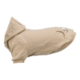 Kutya pulóver BE NORDIC kapucnis L 55cm homok