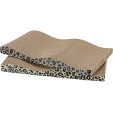 Leo kaparódeszka, 44 × 6 × 25 cm, 2 db, barna/krémszínű