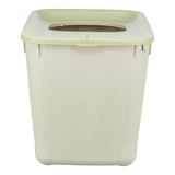 .Macska wc Hop-IN 38*39*58cm szürke/zöld