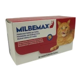 Milbemax 16 mg/40 mg felnőtt macska ízesített rágótabletta 5x10 klinikai csomag