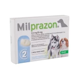 Milprazon 2,5 mg/25 mg kis- és kölyökkutya tabletta 2x