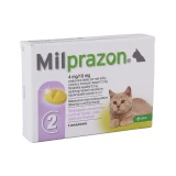 Milprazon 4 mg/10 mg kölyökmacska és kistesű macska  tabletta 2x