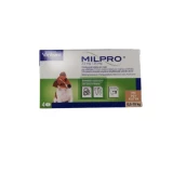 Milpro 2,5 mg/25 mg filmtabletta kistestű és kölyökkutyáknak 4x