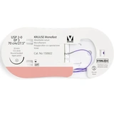 Monofast varrat, USP 2-0/EP 3, 70 cm, lila, 26 mm-es tű, 1/2 kör, kerek test, kúpos