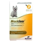 Moxiclear 100 mg+25 mg közepes testű kutyáknak 4-10 kg 1 ml 3x