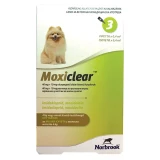 Moxiclear 40 mg+10 mg kistestű kutyáknak <4 kg 0,4 ml 3x