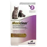Moxiclear 40 mg+4 mg kistestű macskáknak és vadászgörényeknek <4 kg 0,4 ml 3x