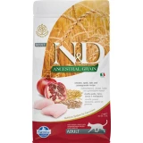 N & D Cat Ancestral Grain csirke, tönköly, zab & gránátalma adult 1,5kg