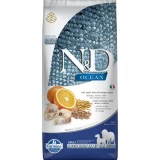 N&D Dog Ocean tőkehal,tönköly,zab & narancs adult medium & maxi 12kg