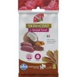 -N&D Quinoa Dog Jutalomfalat Skin&coat Venison Adult Med&Max 100g