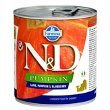 N&D Dog konzerv Bárány & Áfonya Sütőtökkel Puppy 285g