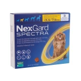 Nexgard Spectra kutya S 3,5-7,5 kg 3x