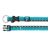 Trixie Nyakörv Freshline Spot S-M 30-45cm/15mm Kék/Türkiz/Fekete