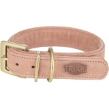 Trixie Nyakörv Pure bőr, M–L: 39–46 cm / 35 mm, rózsaszín