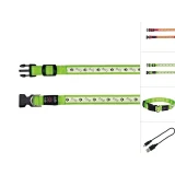 Trixie Nyakörv Világító Usb-Ről Tölthető Zöld S-M 30-40cm/25mm,zöld