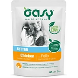 Oasy Cat Alutasakos Chunks in Gravy Kitten Chicken 85g