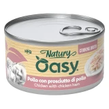 Oasy Cat Konzerv Natury Cooking Broth Chicken with chicken ham Adult 85g