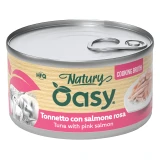 Oasy Cat Konzerv Natury Cooking Broth Tuna with pink salmon Adult 85g