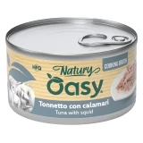 Oasy Cat Konzerv Natury Cooking Broth Tuna with squid Adult 85g