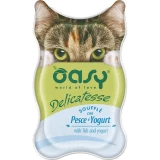 Oasy Cat Tálka Delicatesse Soufflé Fish & Yogurt 85g