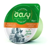 Oasy Cat Tálka More Love Chicken&Cheese 70g