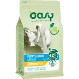 Oasy Dog Lifestage Puppy & Junior Medium 12kg