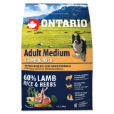Ontario Adult Medium Bárány&Rizs 2,25kg