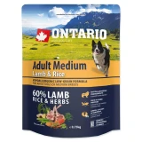 Ontario Adult Medium Bárány&Rizs 750g
