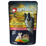 Ontario Dog Alutasak Csirkehús Sertésporccal, Húslevesben 100g