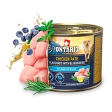 Ontario Dog Konzerv Csirkepástétom&Áfonya 200g