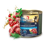 Ontario Dog Konzerv Kacsapástétom&Vörös áfonya 200g