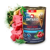 Ontario Dog Konzerv Marhapástétom&Spirulina 800g
