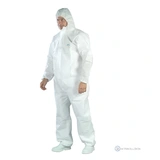 Overál EH pp fehér kezeslábas kapucnis,  L