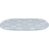 Trixie Párna Jimmy, pamut hatású, ovális, 77 × 50 cm, világosszürke