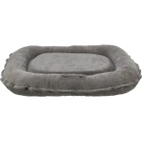 .Párna Lennox vital, zsenília, ovális, 110 x 85 cm, szürke